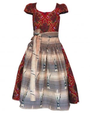 JINJA-CHIC afrikanisches Dirndl-Kleid